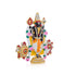 Giri Balaji Murti With Shank Chakra | Multicolour Stone Balaji Idol